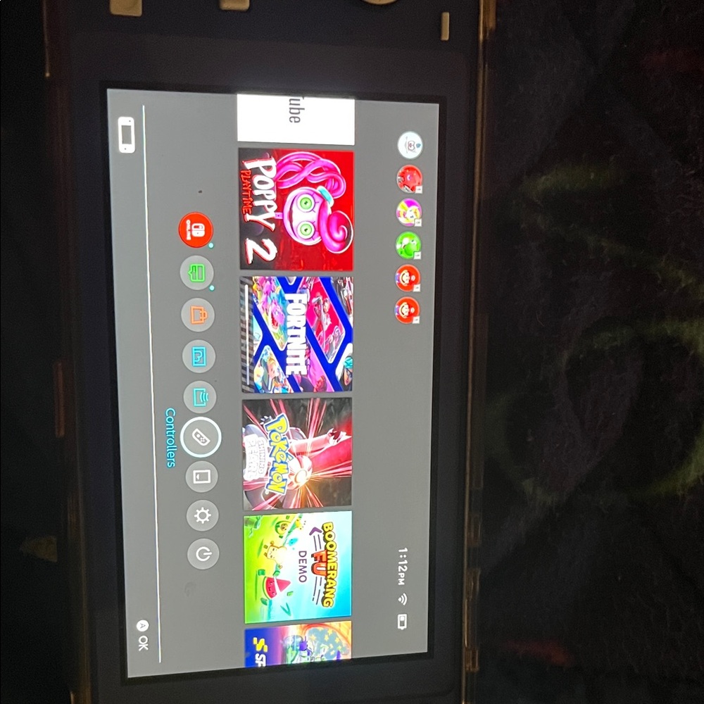 Nintendo Black Gaming Tablet Versatile Play Modes